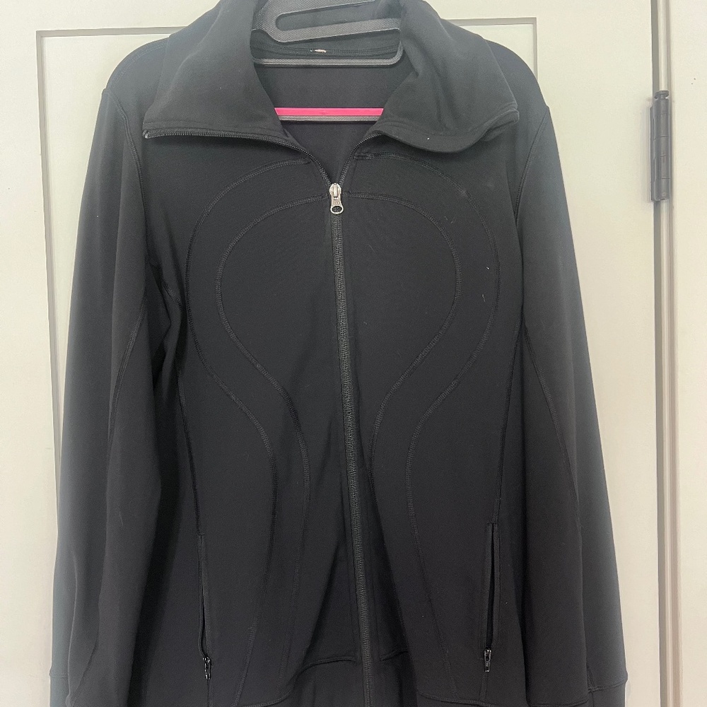 LULU LEMON ASANA JACKET BLACK - Great condition!